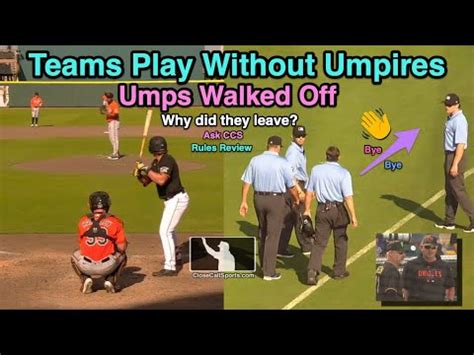 Three stripes and youre out. . Why did umpires leave pirates game